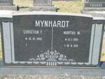 MYNHARDT Christian F. 1889- & Martha M. 1892-1976
