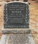 VUUREN Reinier, Jansen van 1873-1901