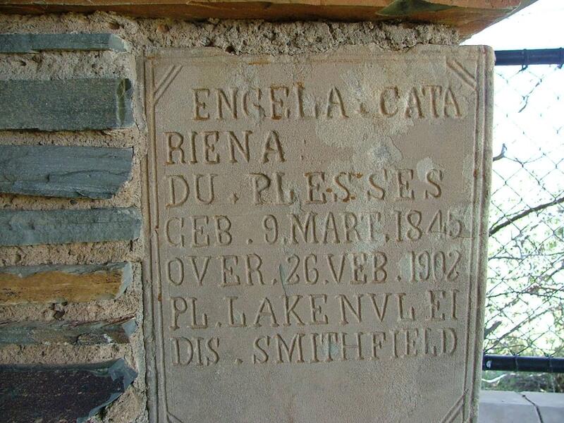 PLESSES Engela Catariena, Du 1845-1902