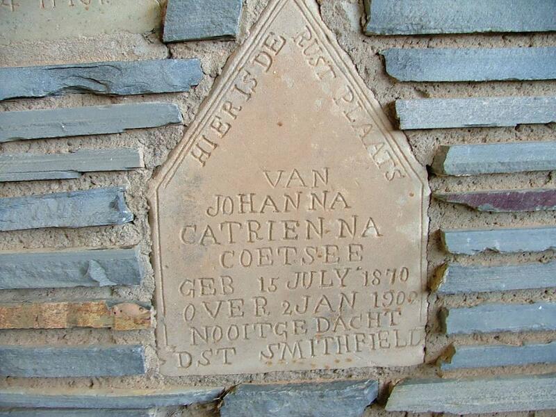 COETSEE Johanna Catrienna 1870-1900