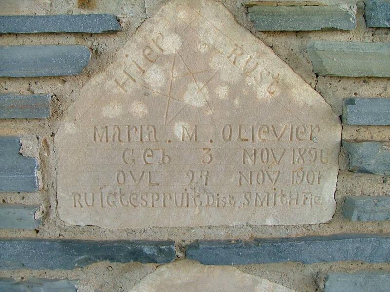 OLIEVIER Maria M. 1896-1901