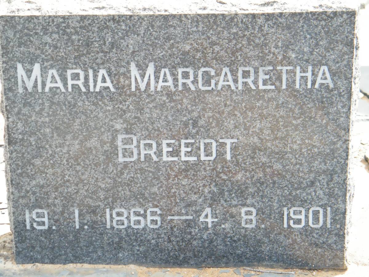 BREEDT Maria Margaretha 1866-1901