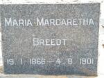 BREEDT Maria Margaretha 1866-1901