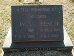 VENTER Jack 1914-1986 & Hester 1916-2003