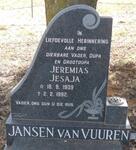 VUUREN Jeremias Jesaja, Jansen van 1909-1992