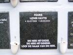 FOURIE Luther Calvyn 1938-2004