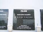 PELSER Elsie Maria Elizabeth 1927-2010