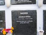 BASSON Jakobus Petrus 1948-1991