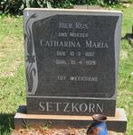 SETZKORN Catharina Maria 1897-1929