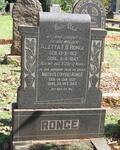 RONGE Aletta F.B. 1912-1947 :: RONGE Mathys 1937-1953