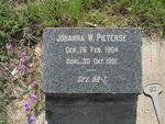 PIETERSE Johanna W. 1904-1931