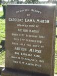 MARSH Caroline Emma 1861-1941 & Arthur 1861-1946