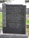 MARTENS Charles William 1894-1953 & Albertha Maria 1895-1985