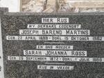 MARTINS Joseph Barend 1899-1962 & Sarah Johanna Ross 1872-1955