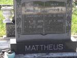 MATTHEUS Matthys A. 1890-1963 & Johanna M. RAFFERTY 1894-1956