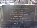 WAINE Fred Eric 1902-1965 & Grace Elaine 1908-1979