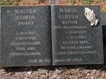 ATHERSTONE Walter Edwin 1897-1984 & Maria Aletta RAUTENBACH 1909-1983