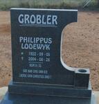 GROBLER Philippus Lodewyk 1922-2004
