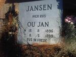 JANSEN Jan 1896-1999