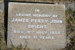 SPIGHT James Percy John -1959