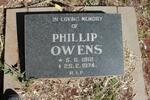 OWENS Phillip 1912-1974