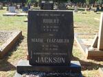 JACKSON Robert 1923-1976 & Marie Elizabeth 1930-1988