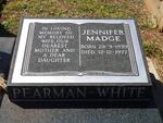 WHITE Jennifer Madge, Pearman 1939-1977