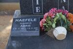 KITSHOFF Hansie 1920-1997 & Lena 1924-2008 :: HAEFELE Abrie 1973-2005