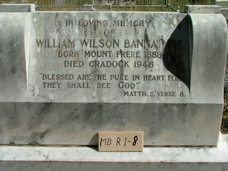 BANNATYNE William Wilson 1888-1946