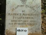 FITZPATRICK Maurice Musgrove -1932