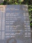 01. Memorial Plaque with list of names