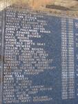 16. Memorial Plaque with list of names