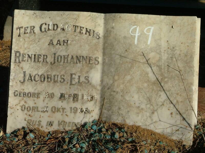 ELS Renier Johannes Jacobus -19?3