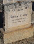 BASSON Andrew 1886-1942