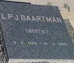 BAARTMAN L.P.J. 1898-1969