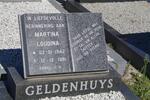 GELDENHUYS Martina Loudina 1942-1991