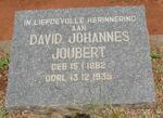 JOUBERT David Johannes 1882-1935 & Engela Aletta DE JAGER 1884-1960