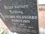 BURFEIND Gerlind Hildegard 1964-1964