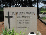 RATHE Elisabeth nee JENSEN 1905-1982