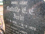 JORDT Mathilde C.C. 1928-1929
