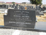 PRETORIUS Barend Jacobus 1912-1985 & Martha Marthina Maria DE VILLIERS 1917-2006