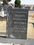 BOTHMA Magrita Magdelena 1917-1986