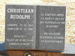 RUDOLPH Christiaan 1937-2000