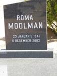 MOOLMAN Roma 1941-2002