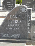DRY Daniël Petrus 1905-1994