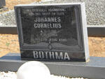 BOTHMA Johannes Cornelius 1912-1994