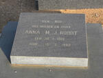 ROODT Anna M.J. 1913-1982