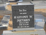 PRETORIUS Marthinus W. 1903-1971