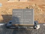 BOTHA Kerneels 1941-2003 & Alida 1944-