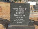 BRINDLEY Lettie 1930-2005